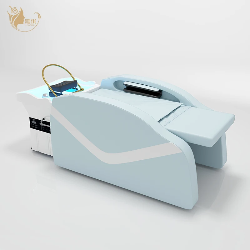 New Model Salon Facial Beauty Table Multi-functional Beauty Bed Head Spa Bed Used Salon Massage Shampoo Bed