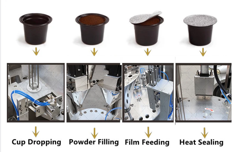 Nespresso Coffee Capsule Filling Machine Coffee Kcup Filling And Sealing Machine Coffee Pod