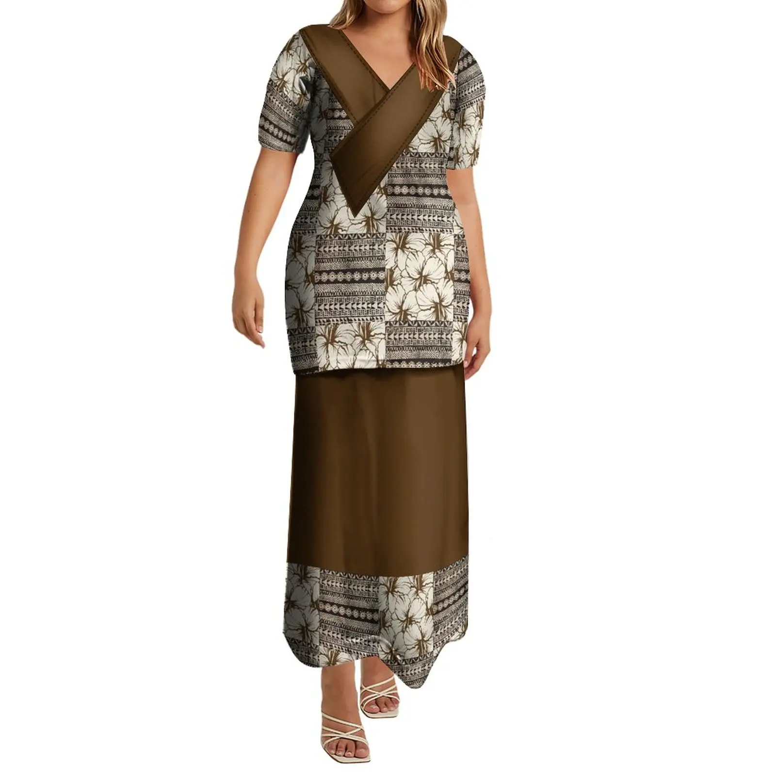 white christmas dresses Elaine Puletasi – House 88 main image 1
