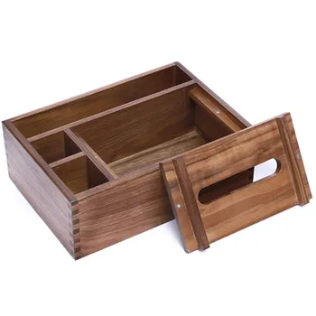 wholesale 100% handmade natural walnut wood products tissue box