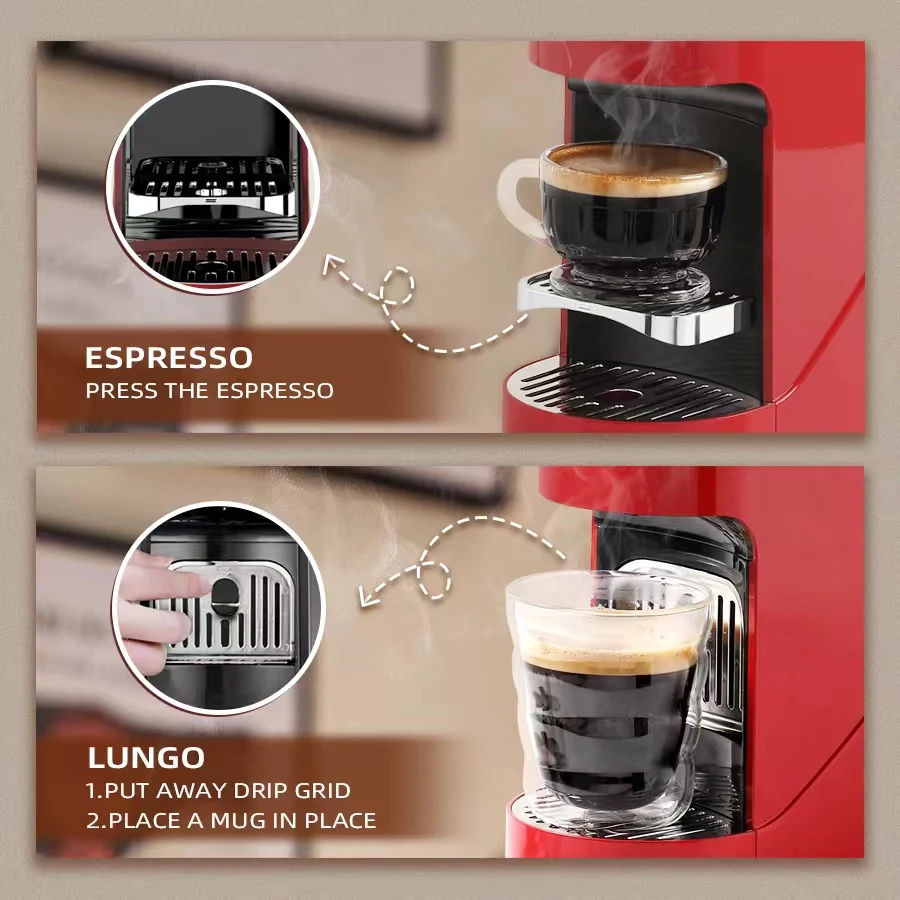 Capsule Coffee Maker Smart Coffee Makers  NESCAFE Dolce Gusto Capsule Coffee Machine Small Kitchen Appliances TKA