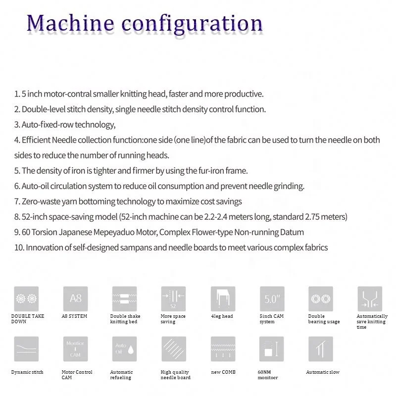 MaxZing Hair Band Making Machine with Competitive Price Sweater Hat Scarf Knitting Machine