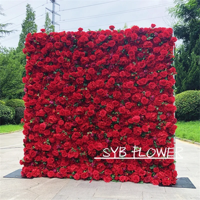 r-228-artificial-red-rose-hanging-flower-wall-fabric-silk-3d-wedding