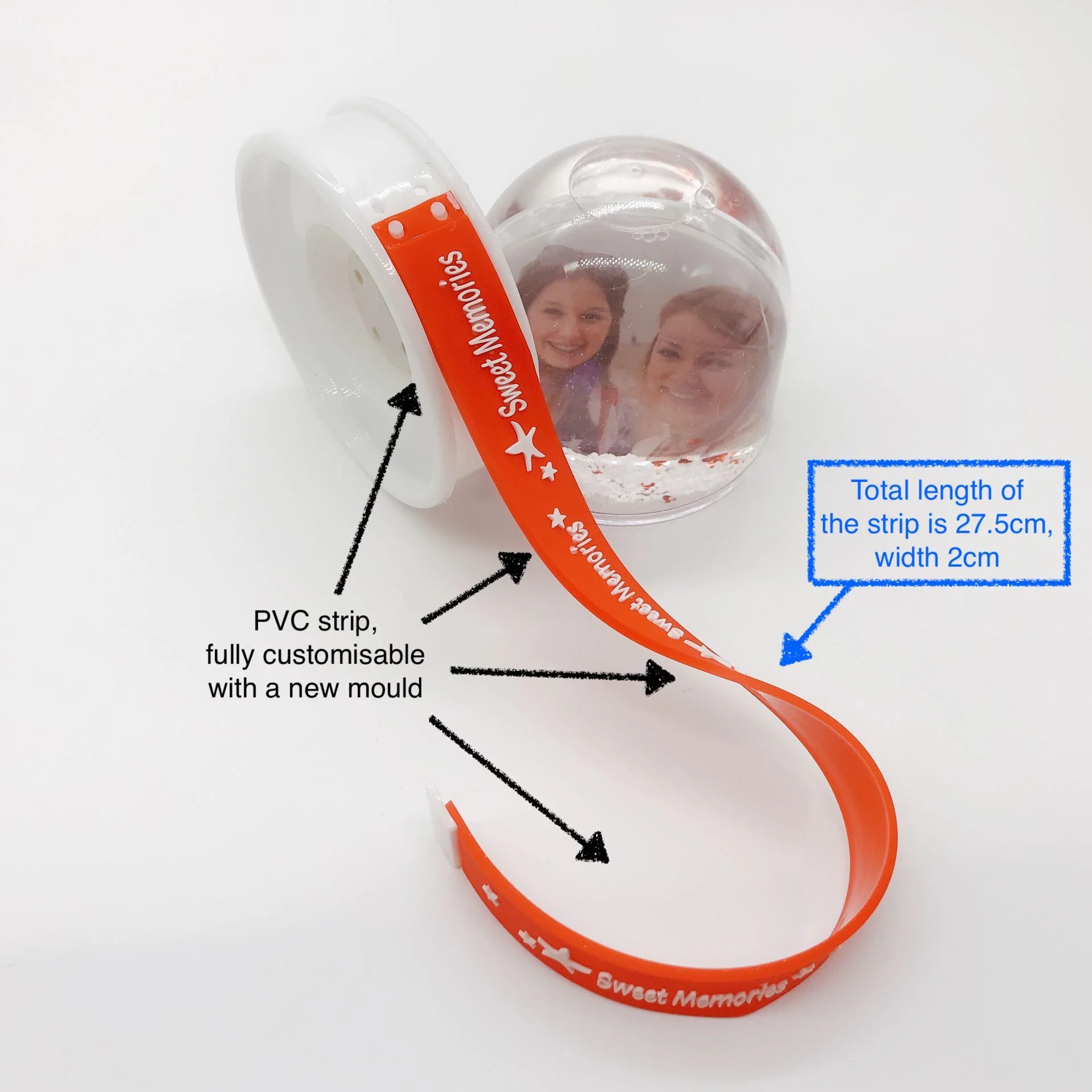 Home Decoration Plastic Water Musical Snow Globe Souvenir Custom