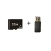 Carte mémoire noire 32G TF + lecteur de carte