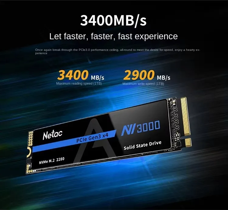 Netac NV3000 SSD 250GB 500GB ソリッドステートドライブ 1TB 2TB