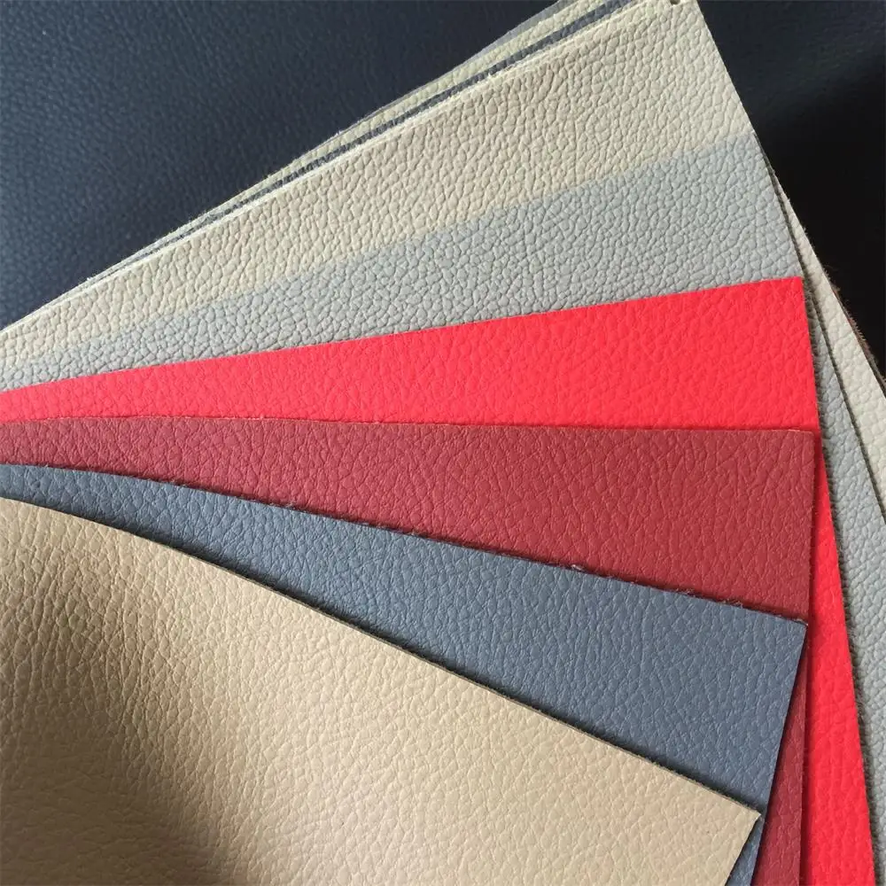 Vinyl PV Faux Leather Fabrics  for Car Seat Cover Interior Uphlostery PVC Artificial Leather for Sofa Furniture