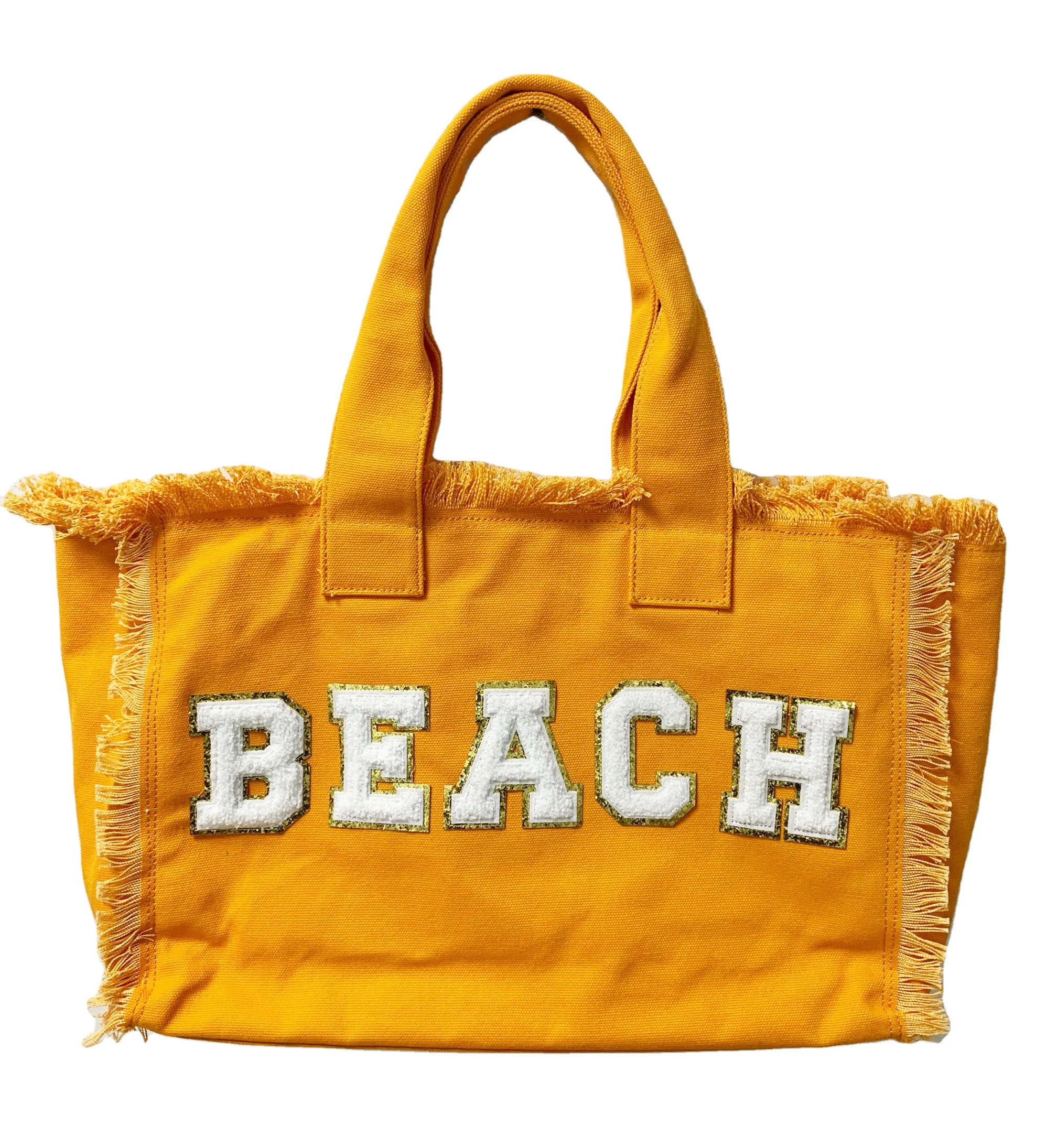 Yellow Beach Bag For Girl