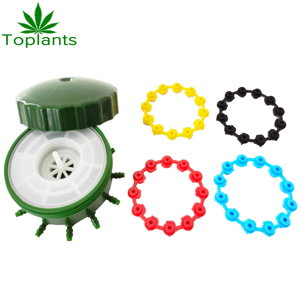 Multi Flow Hydroponic 12 Ports Manifold for Irrigation