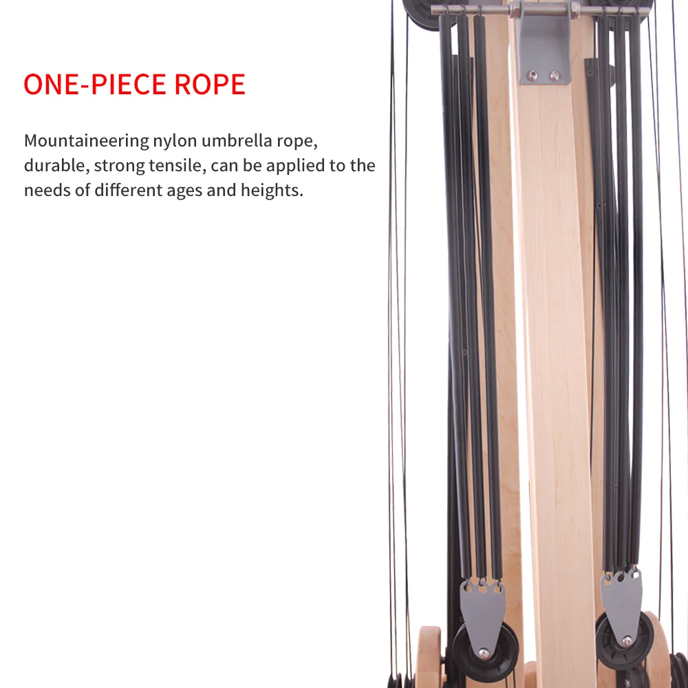 Oak Maple Wood Pilates Studio Multifunction Exercise Stretch Board Jumping product detail 3