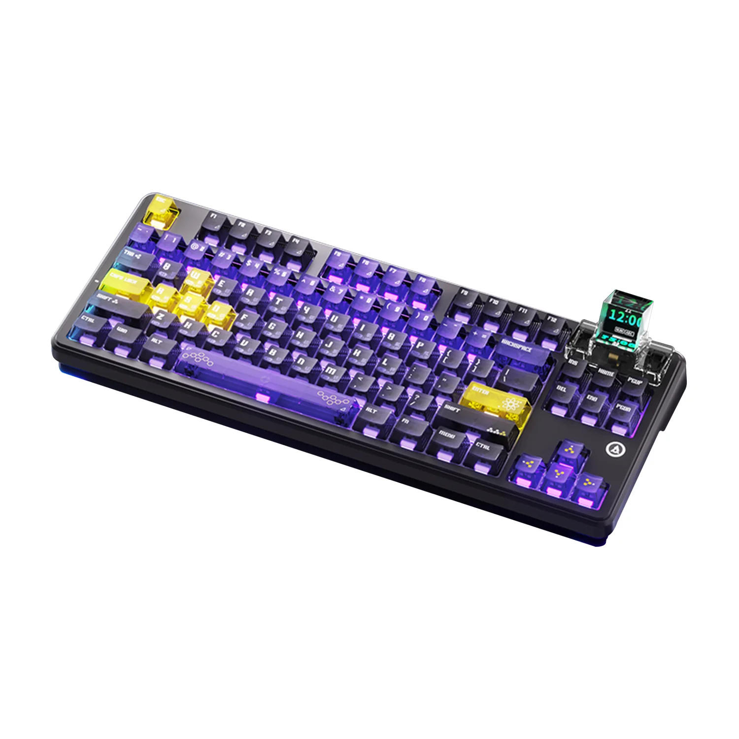 Ajazz MK87 Prism Gaming Keyboard - Tri-Mode & RGB Backlit