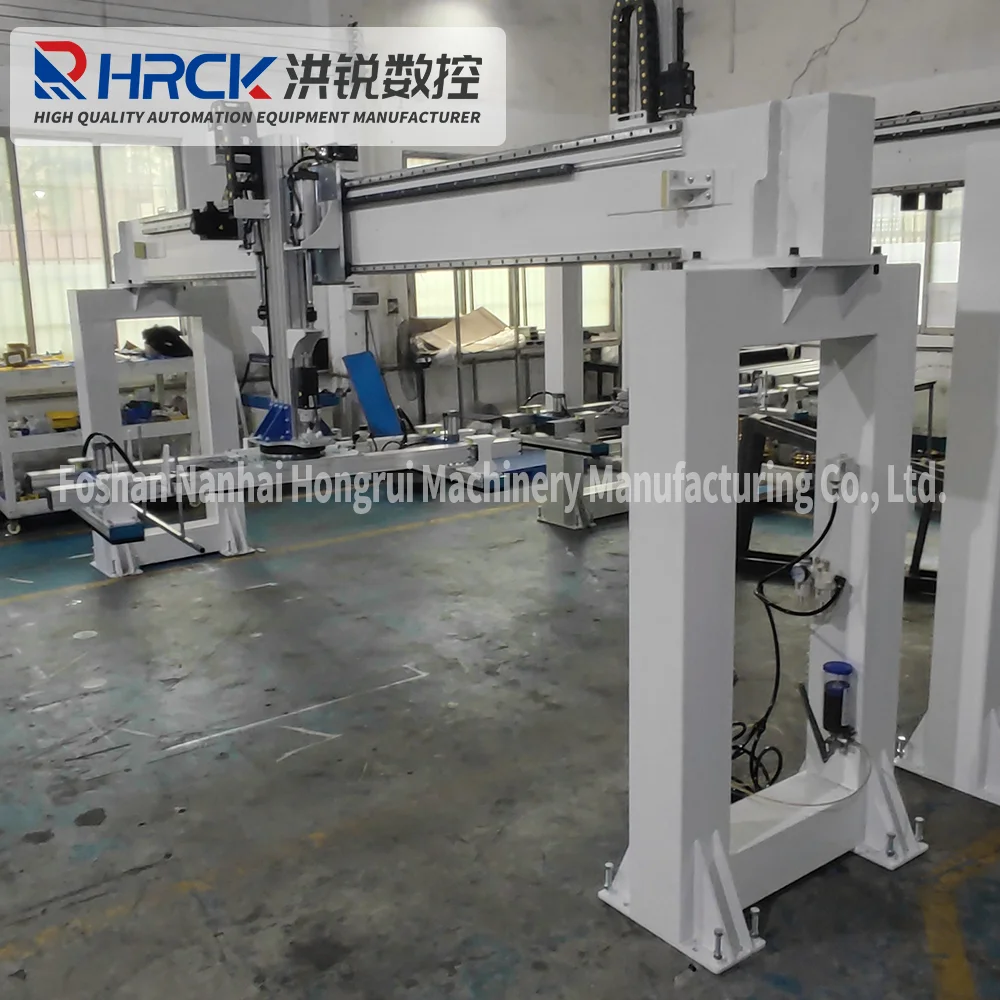 Hongrui Two-position Gantry Loading and Unloading Machine for Woodworking Industry OEM