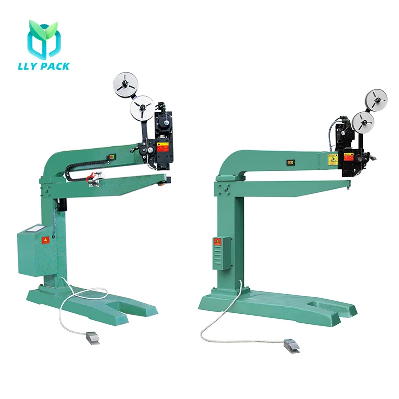 Semi Automatic Manual Box Stapler Corrugated Carton Stitching Machine