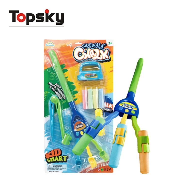 Нетоксичный цветной моющийся набор мелов для улицы Забавная детская художественная