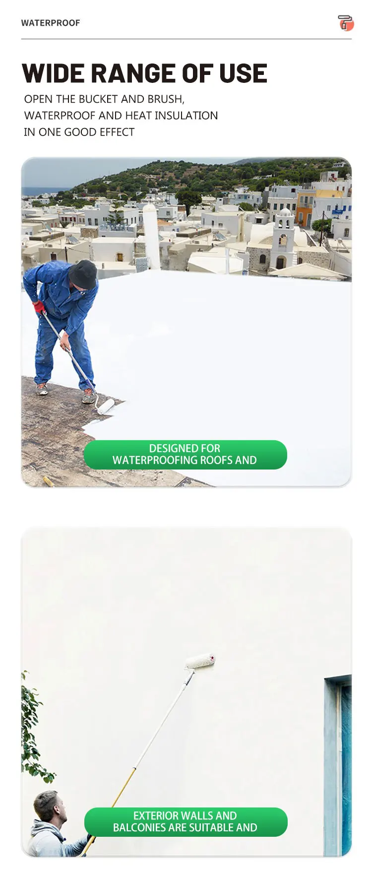 View of Polymer Sbs Liquid Membrane Roof Basement Wall New And Remedial ...