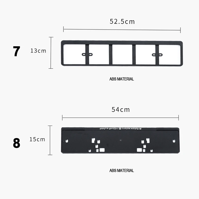 Plastic License Plate Cover Europe Car License Plate Frame manufacture