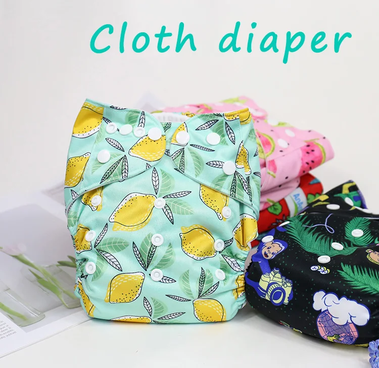 Oem High Quality One Size Adjustable Customize Cloth Nappy Ecologic