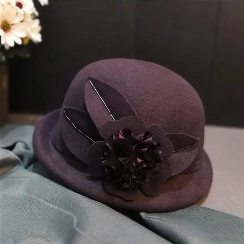 Shop Our Luxury Custom Equestrian Beret Cap Winter Cloche display picture 3