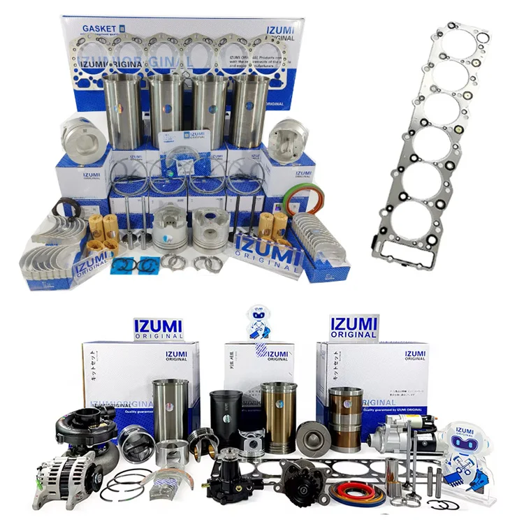 IZUMI ORIGINAL 6SA1 Overhaul Rebuild Kit Diesel Engine Parts For ISUZU