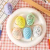 Individual gold wire rope colorful egg