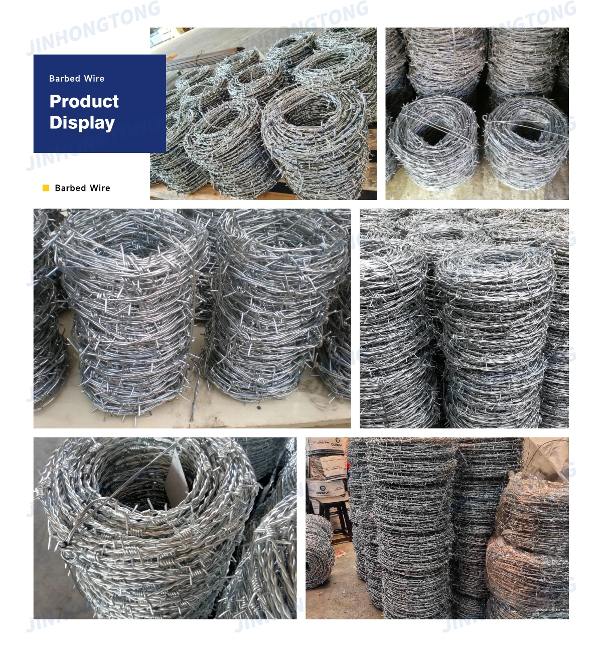 Factory High Quality Galvanized Barbed Wire Alambre De Puas 500 Metros Precio Steel Wire Buy
