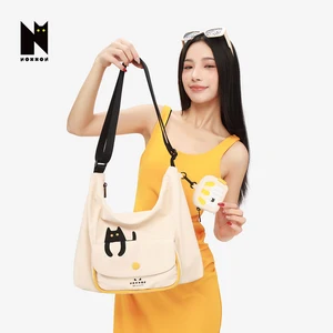 NOXXON Large Capacity Carrying Versatile Bag Nylon Zipper Closure Sling Bag Customizable Logo Foldable Shoulder Bags for Girls
