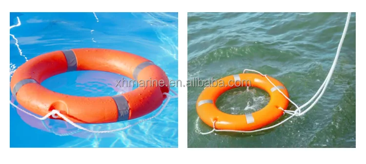 Bouée De Sauvetage Annulaire Homologuée SOLAS - Pour Bateau, Mer, Piscine - Polyéthylène Haute Densité