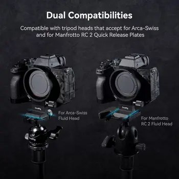 SmallRig Horizontal and Vertical Shooting Rotatable Collar Mount Plate for Sony A7R V/A7 IV/A7S III/A7R IV - 4148 detail image