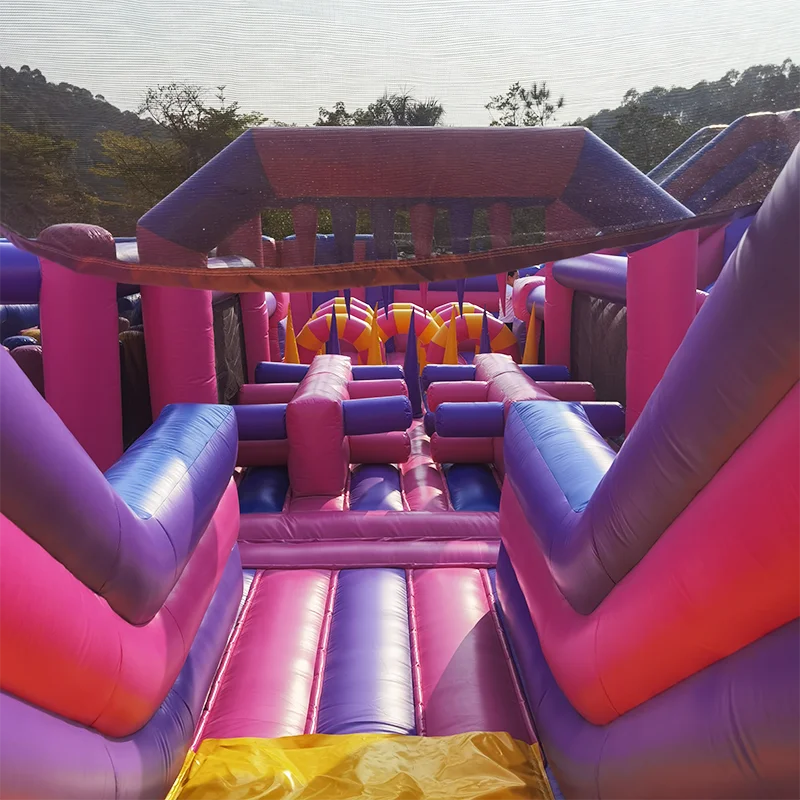 Outdoor Children Playground inflatable amusement park obstacle course park inflatable jumping castle for kids inflatable combo