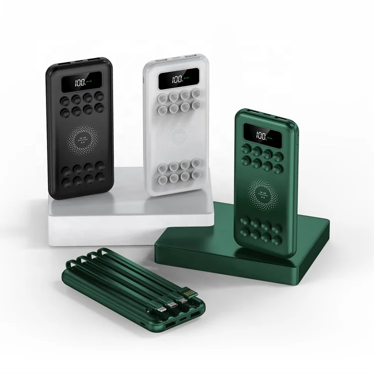 Fast Quick Charge 20000Mah Power Banks Mobile Phone Portable Powerbank 20000Mah Charger Wireless Power Bank