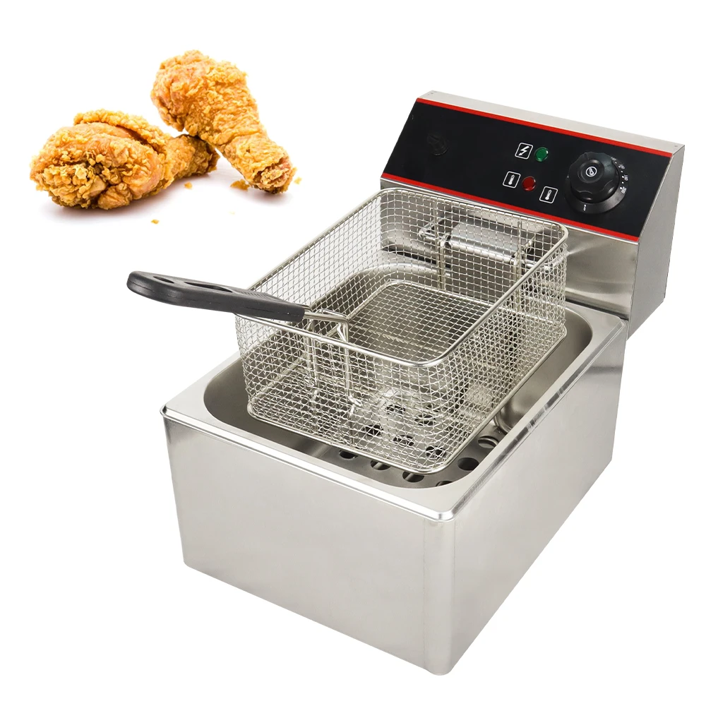 Kitchen Equipment deep fryer with temperature control and timer industrials deep fryer for restaurant