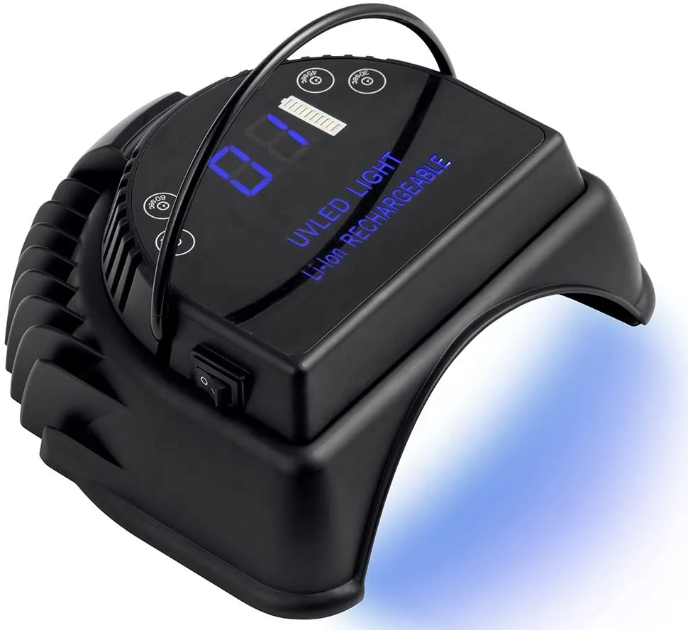 64w Cordless Uv Led Nail Lamp For Gel Curing & Oem/odm