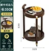 Round movable side table [Double layer 35*35*66]