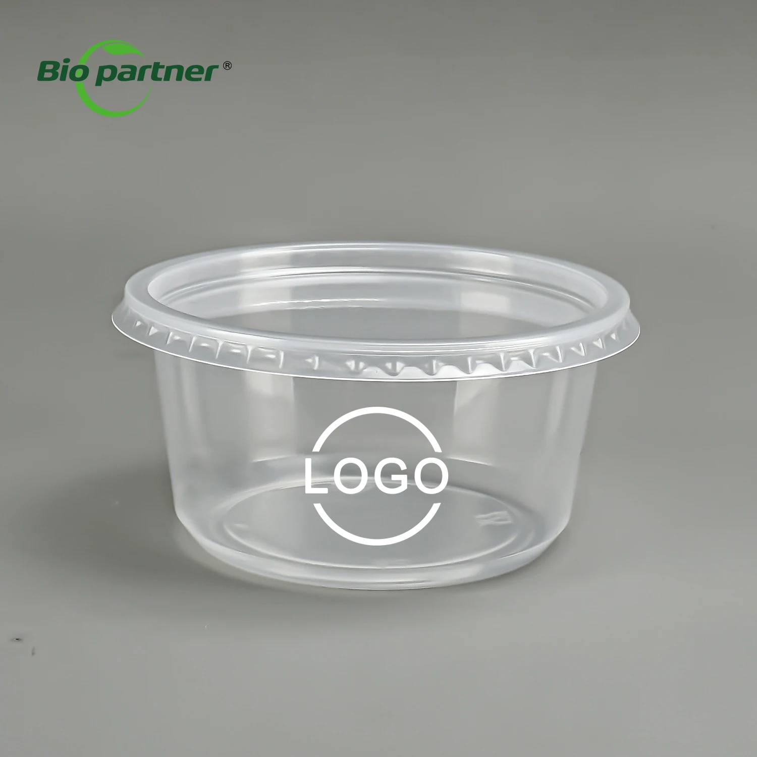 Custom PP Deli Containers 20oz Plastic Jar Deli Container Microwave Hot Soup Round Clear Takeout Plastic Deli Cup With Lid
