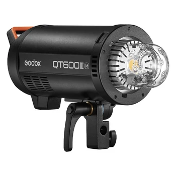 Godox QT600IIIM 600W 1/8000s High Speed Sync Studio Flash Strobe Light Built in 2.4G System + 40W LED Modeling Bulb