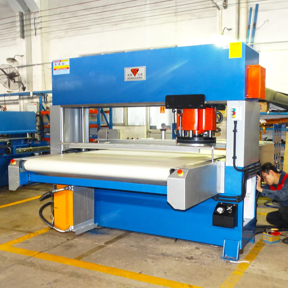 Automatic Traveling Head Cutting Press Machine for Leather