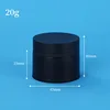 Black cream jar
