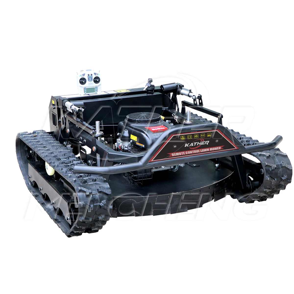 Magas minőségű CE, EPA, Euro 5 jóváhagyású fűvágó gép lánctalpas távirányítós fűnyírók mezőgazdasági célra AI robotfűnyíró