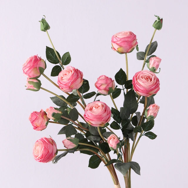 New 2024 artificial rose flowers  Wholesale of manufacturers flowers artificial flowers for wedding decor real touch roses