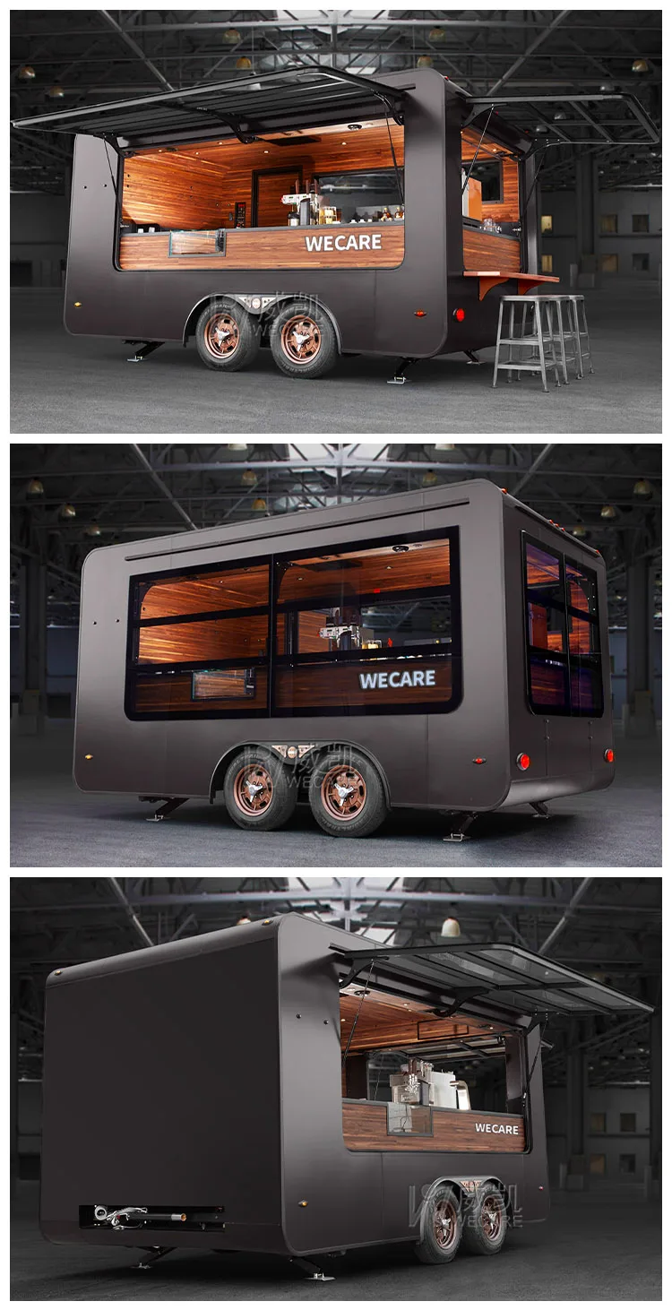 Wecare Custom Commercial Catering Concession Food Trailer Mobile Coffee