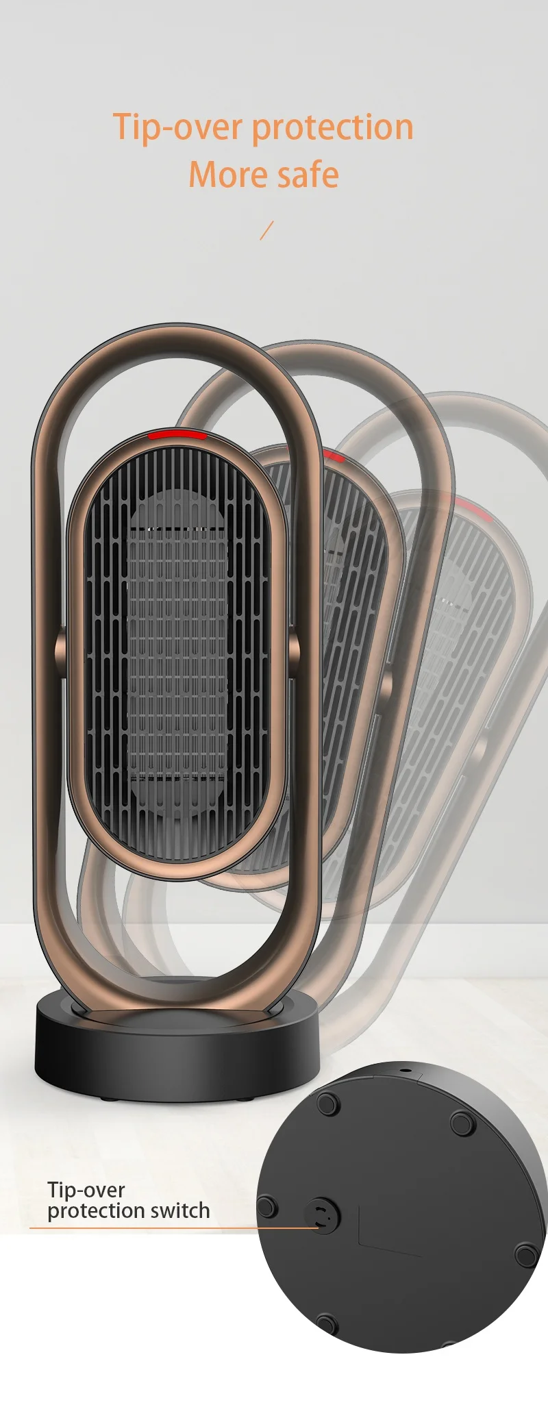 Электрические вентиляторные обогреватели ptc 2000 Вт, для использования зимой