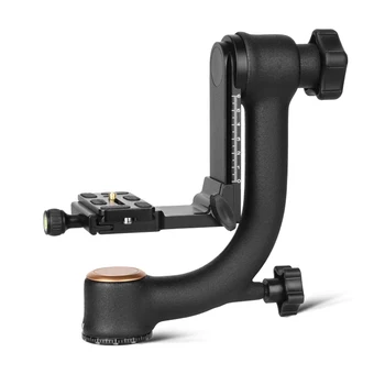 QZSD Q45 Heavy Duty Gimbal Tripod Head for Digital Video Camera 1.1KG Aluminum Camera Accessories