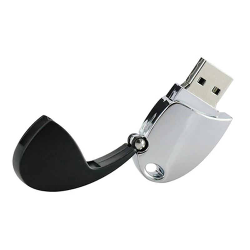Customized 1gb 2gb 4gb 8gb 16gb Swivel Usb Flash Drive Round Shape Metal Usb Key Usb Stick Memory Pendrive - ANKUX.COM