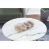 Transparent metal frame, four compartments