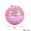 Clous en corne rose 4cm
