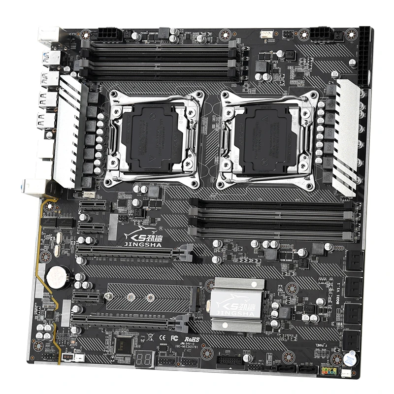 Jingsha high quality lga2011-3 socket X99 dual cpu motherboard fast delivery