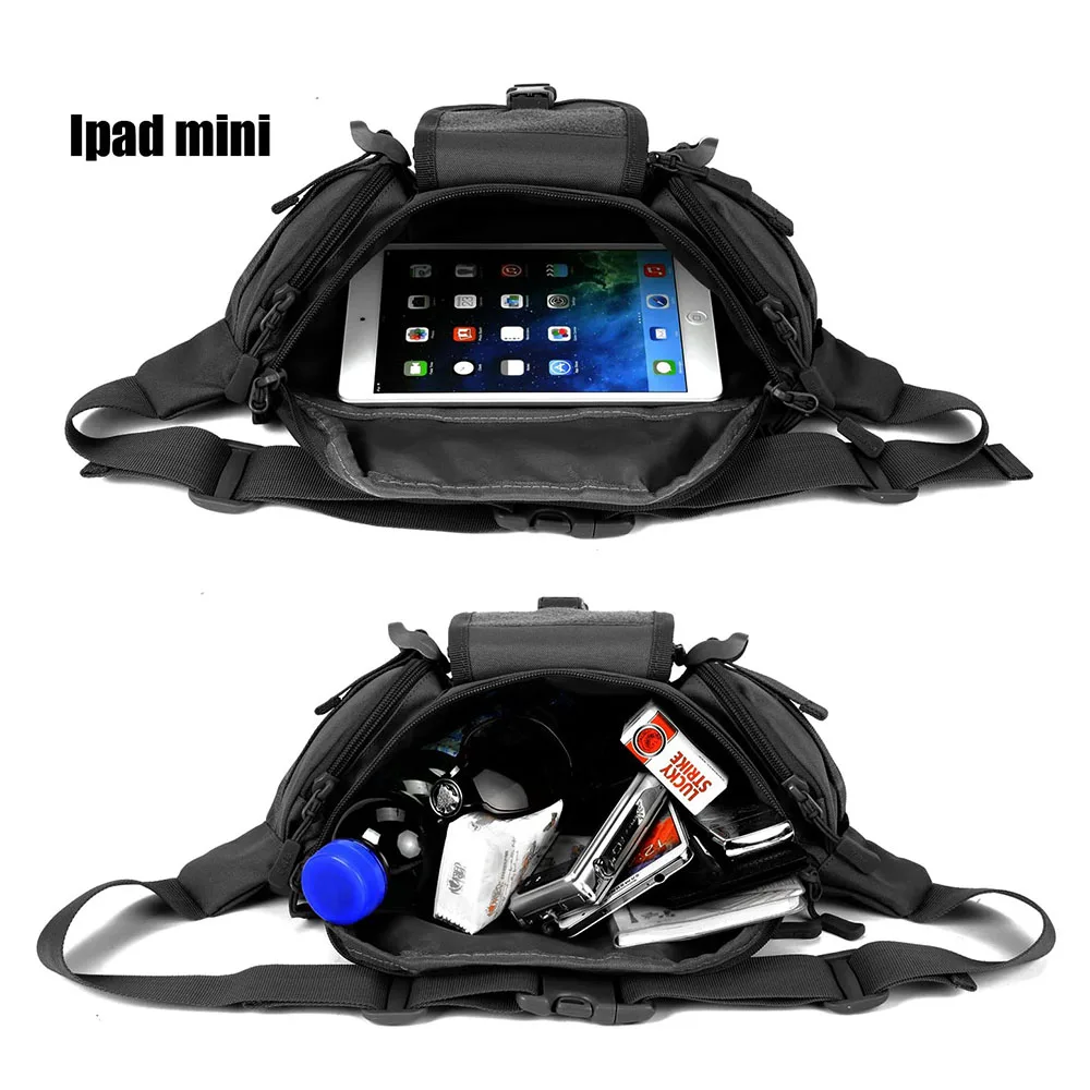 FREE SAMPLE Assault Bag Practical Multifunctional Waist Hip Bag Black