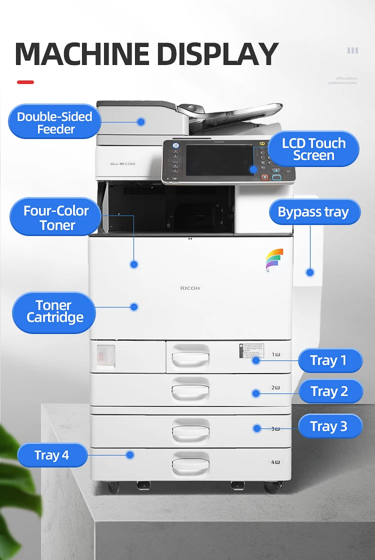 Remanufacturing Second Hand Photocopiers A3a6 Used Copier Machine For