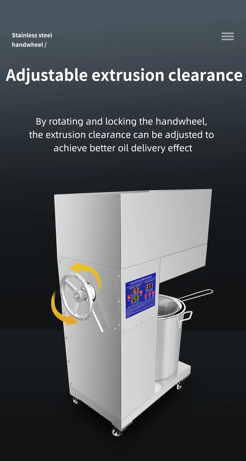 EJIN Stainless Steel Automatic Small Household Home Use Oil