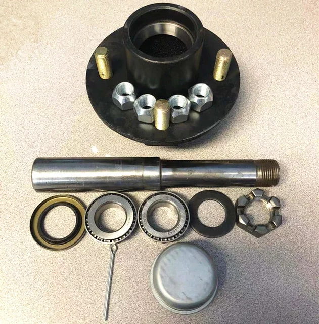 Wholesale 2,000 Lbs Trailer Axle Spindle with Trailer Hub